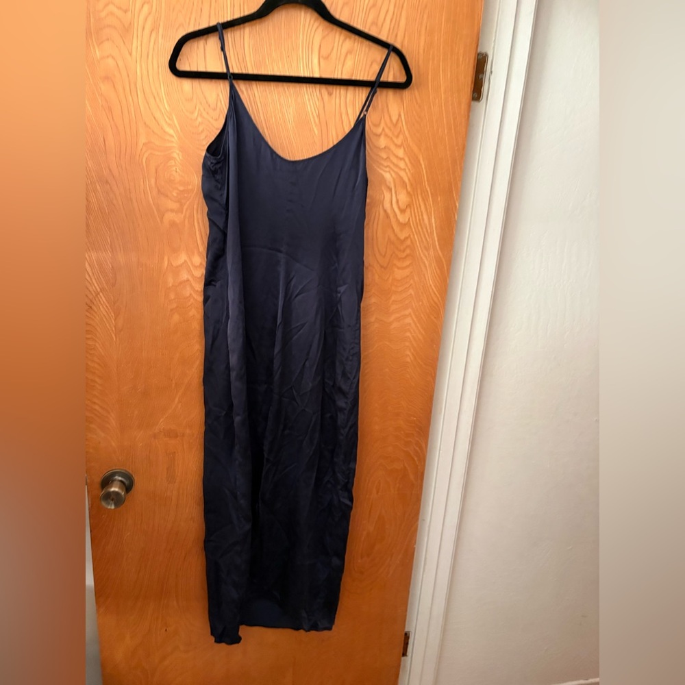 La Perla Midnight Blue silk Slip Dress or gown S - Picture 10 of 10
